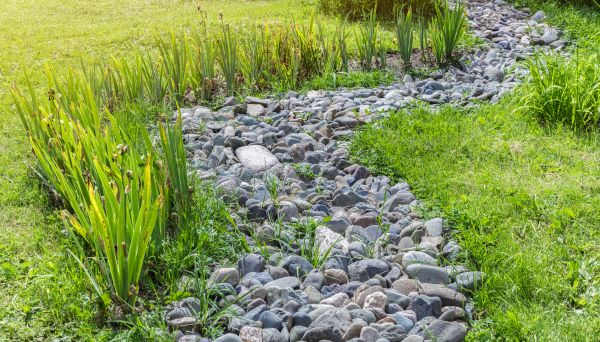 River Rock Garden Installation in Visalia