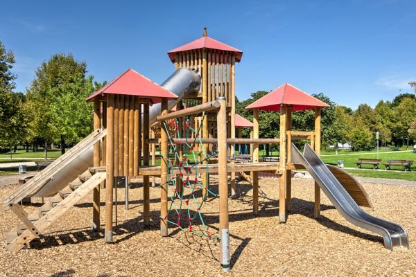 Playground Mulching Service in Visalia