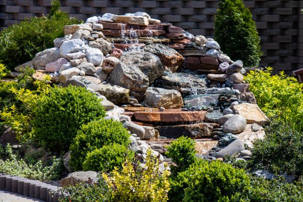 River Rock Landscaping in Visalia