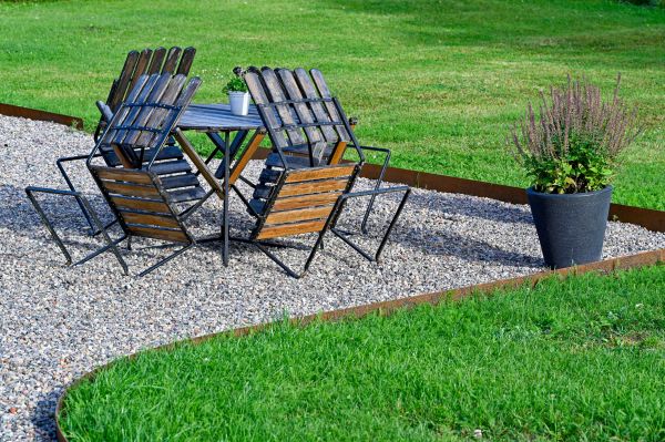 Metal Edging Installation in Visalia